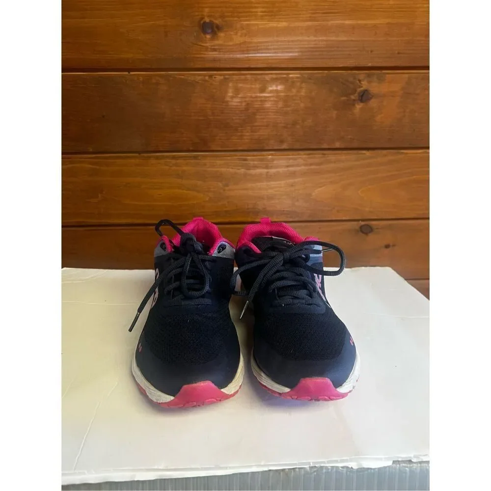Ryka Shoes Womens Sz 8 Sky Walk Rush Sporty Low Sneakers Blue Pink Mesh Lace Up